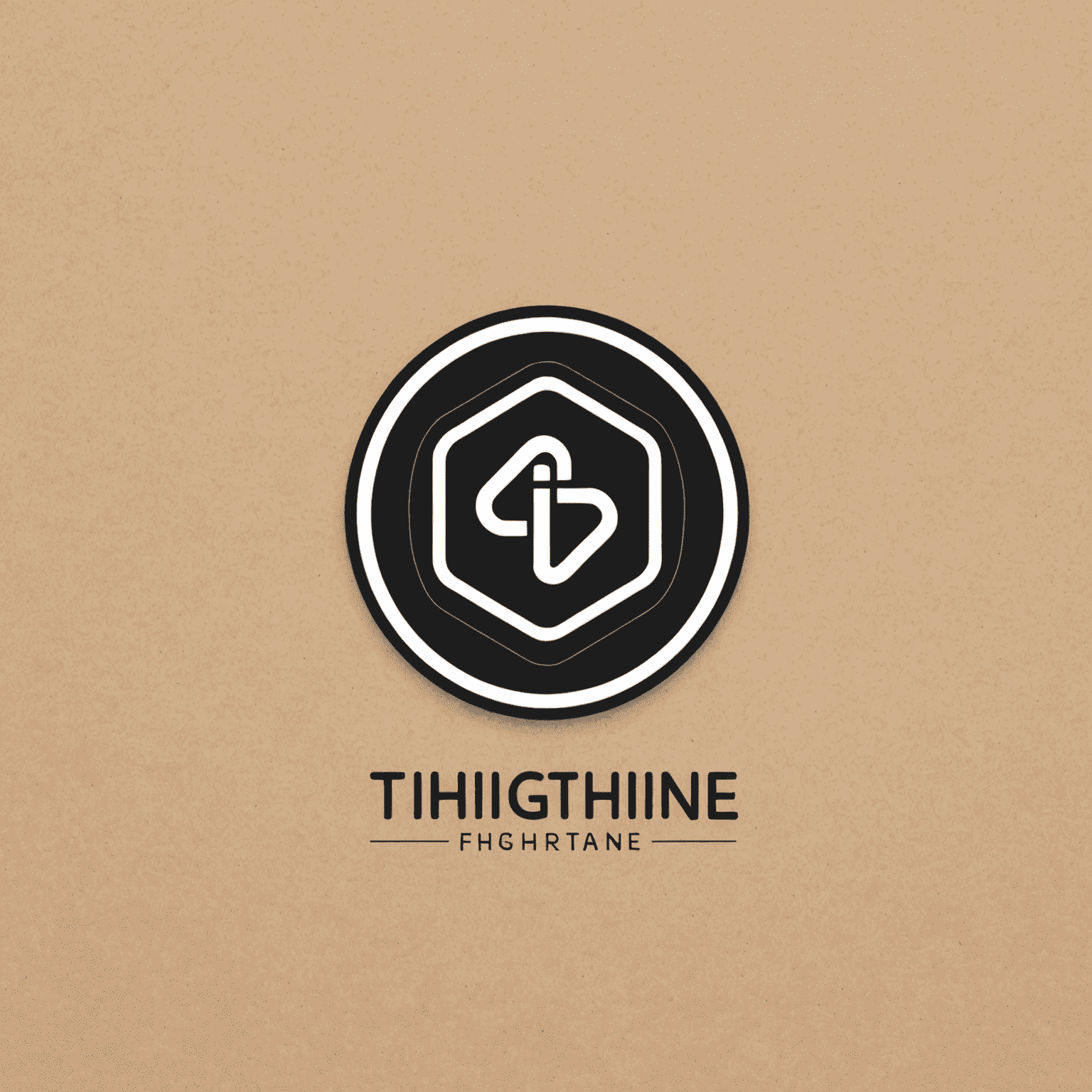 thightne Logo - Ein modernes, minimalistisches Logo für erschwingliche CRM-Systeme