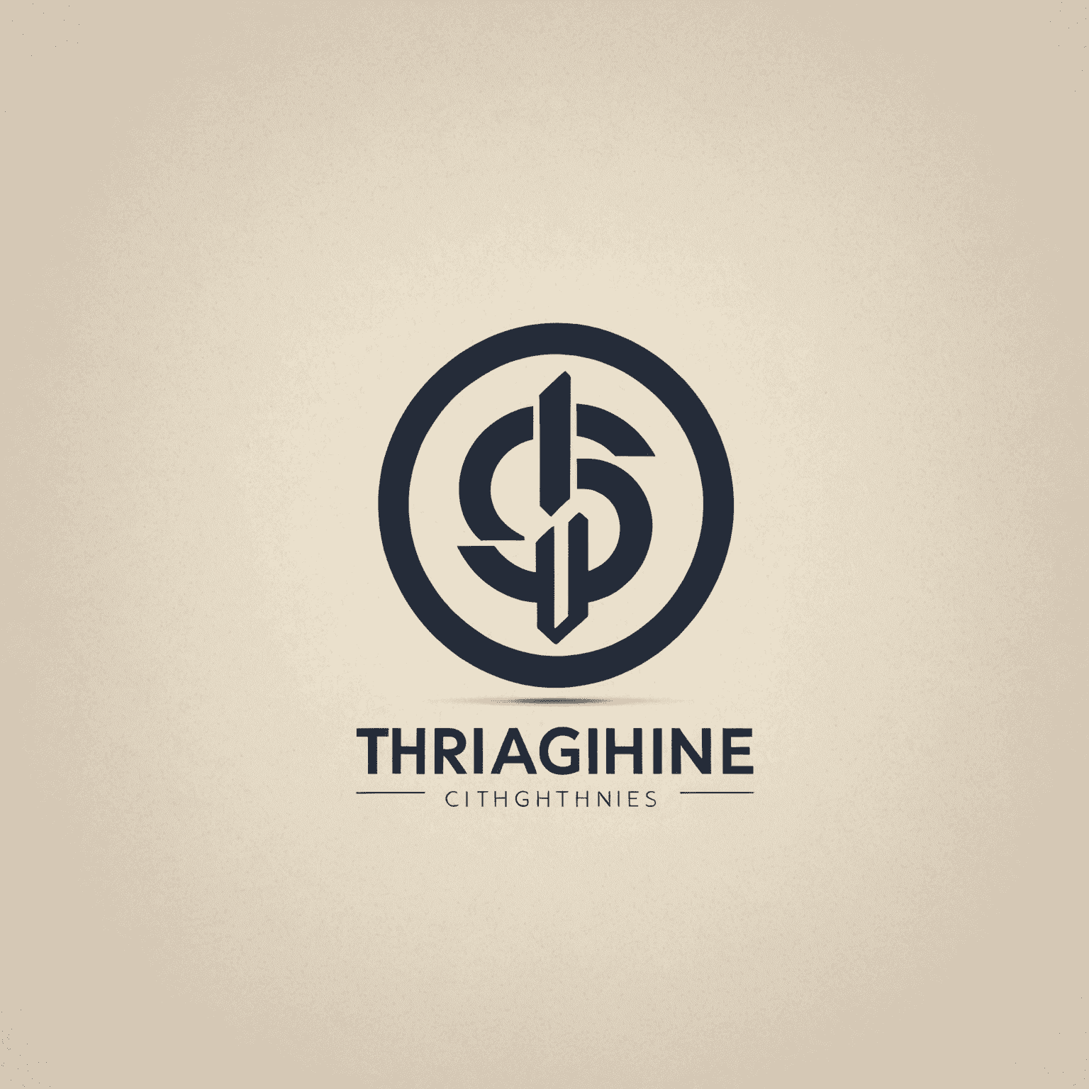 thightne Logo - Ein modernes, minimalistisches Logo für erschwingliche CRM-Systeme